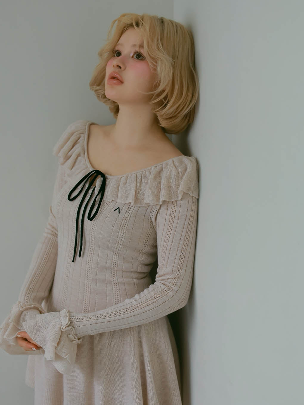 Hana knit mini dress