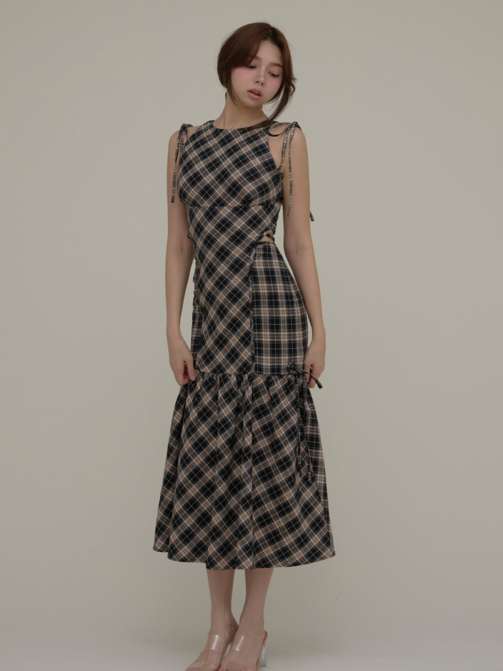 ANDMARY】Grenda ribbon long dress