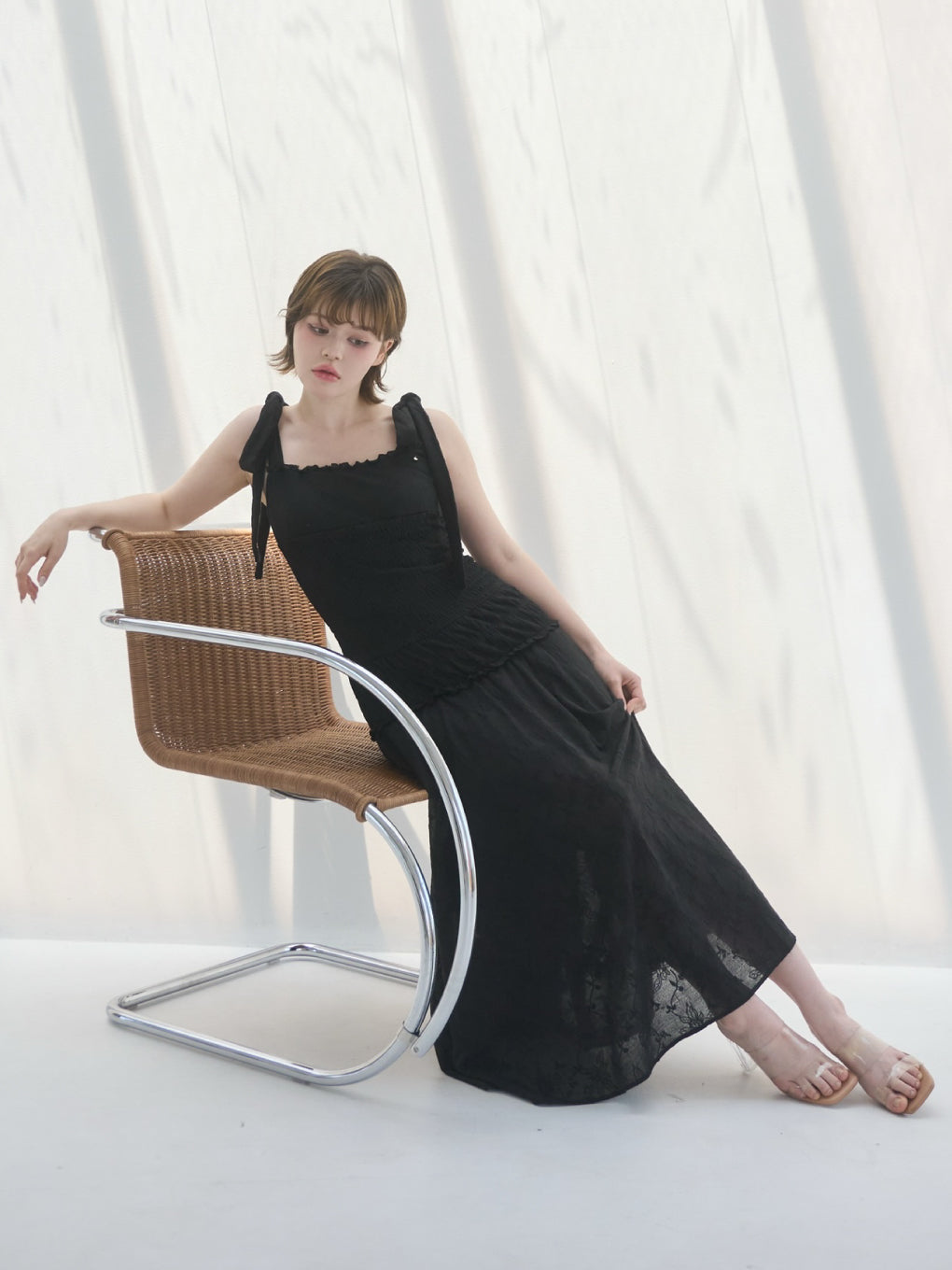 Ameria lace long dress
