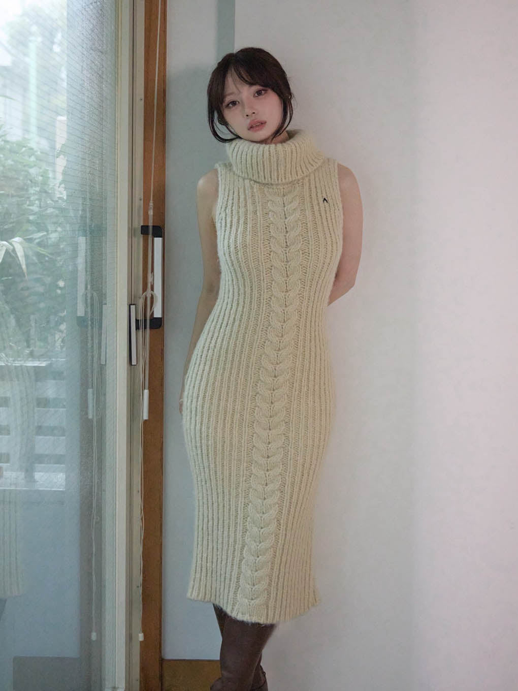 Jose knit cardigan set dress