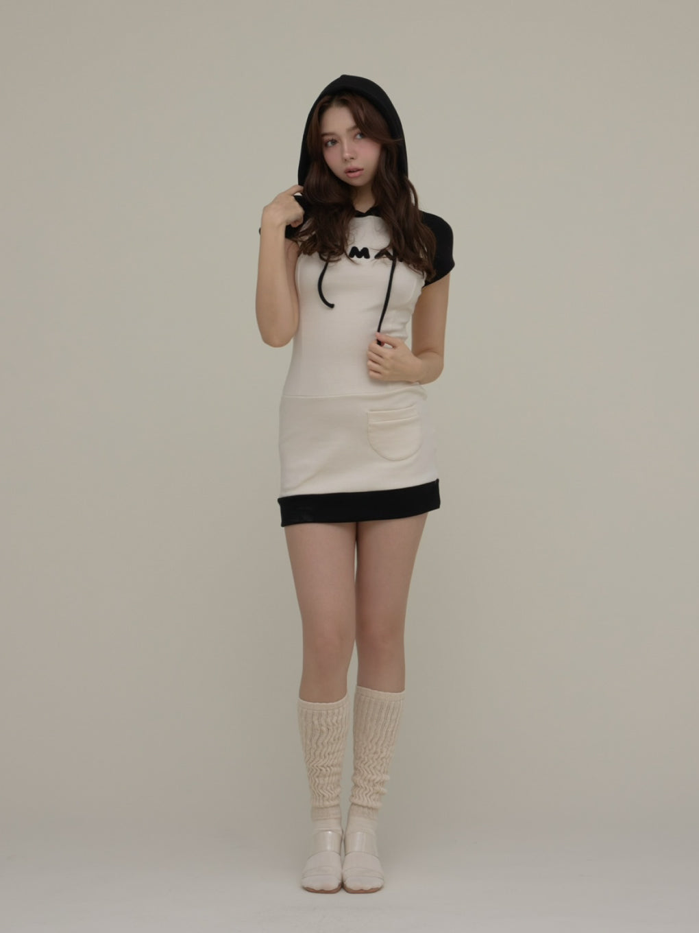 ANDMARY】Mary logo mini dress