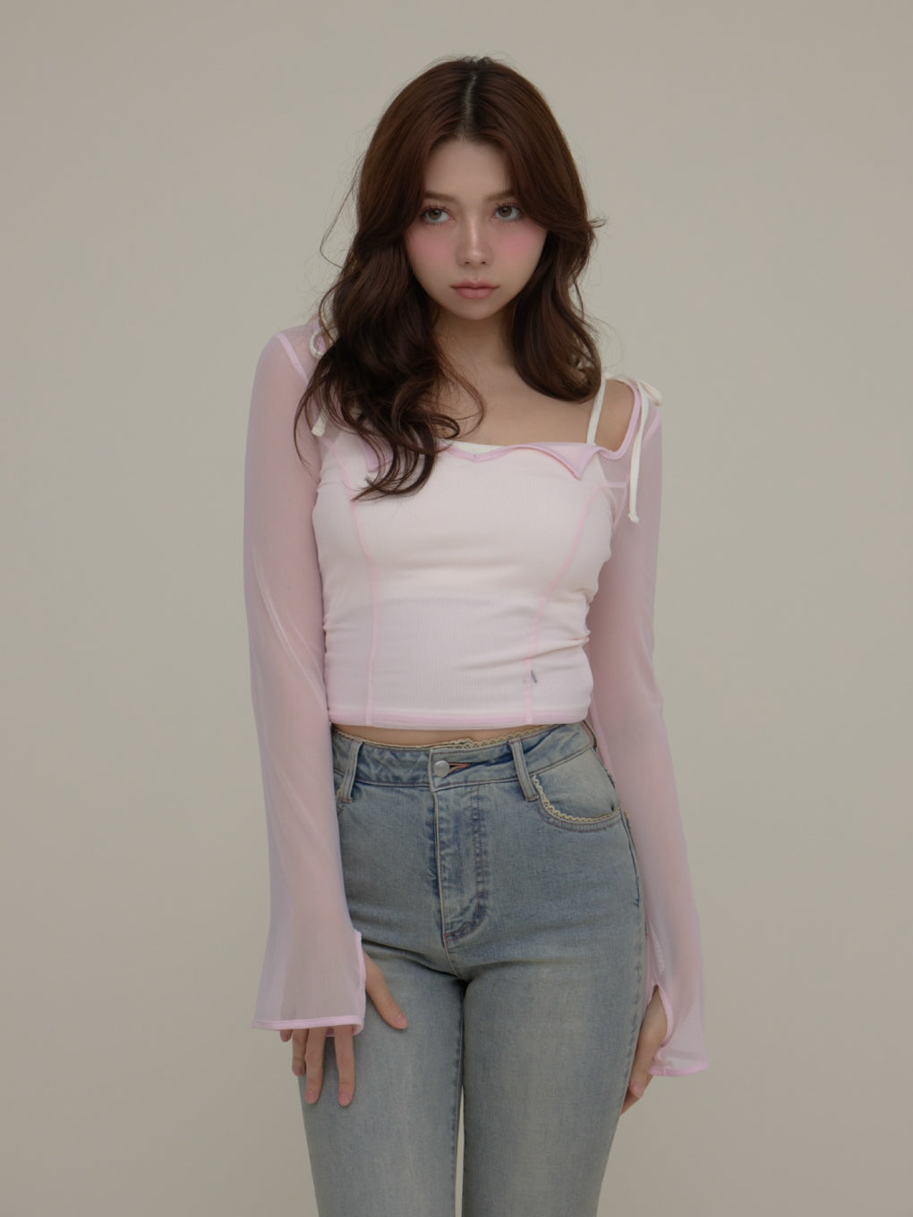 ANDMARY】Roy tulle set tops