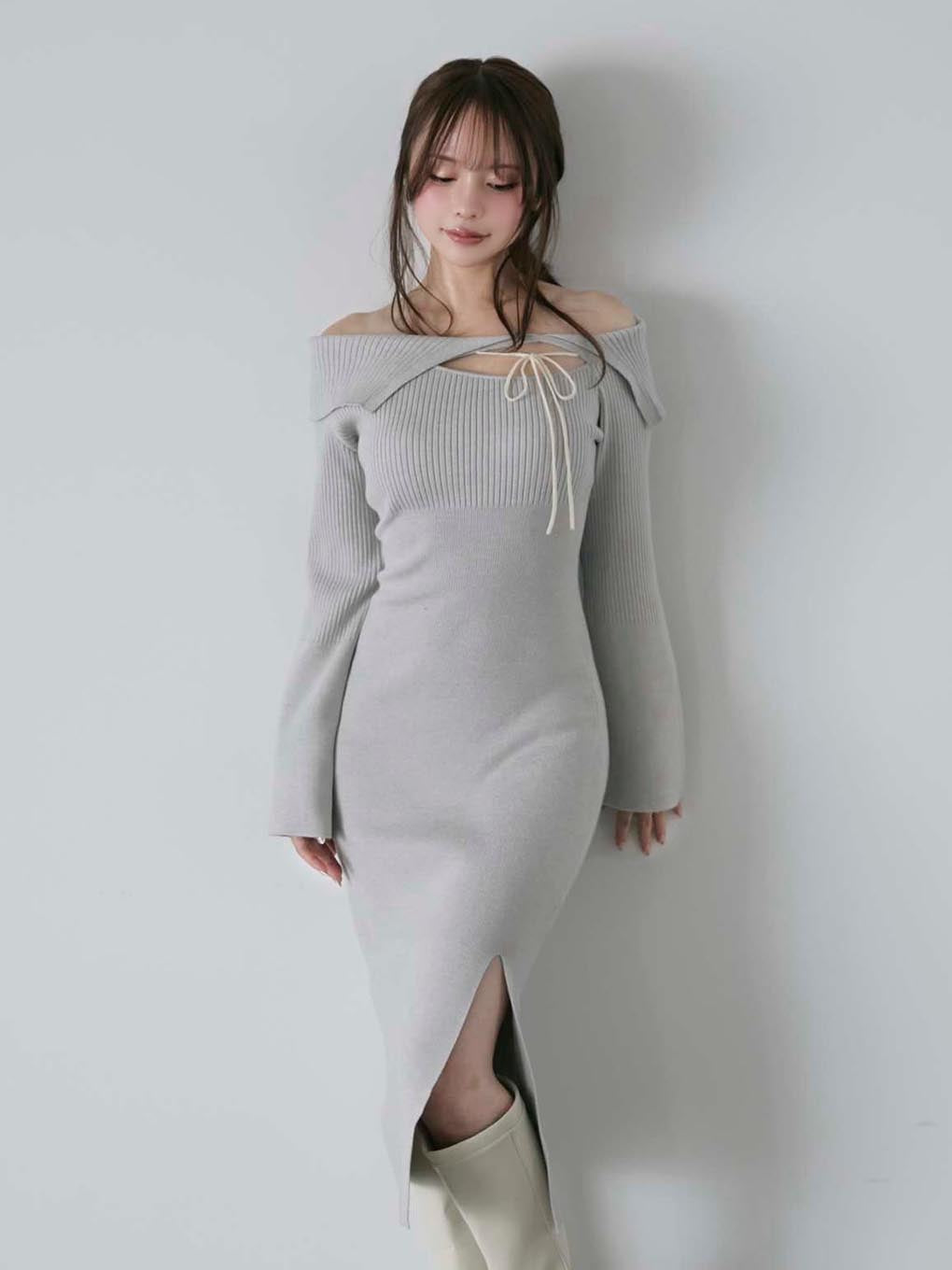 ANDMARY】Amari ribbon dress