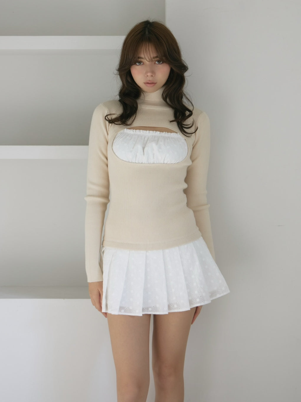 ANDMARY】Poppy lace set dress