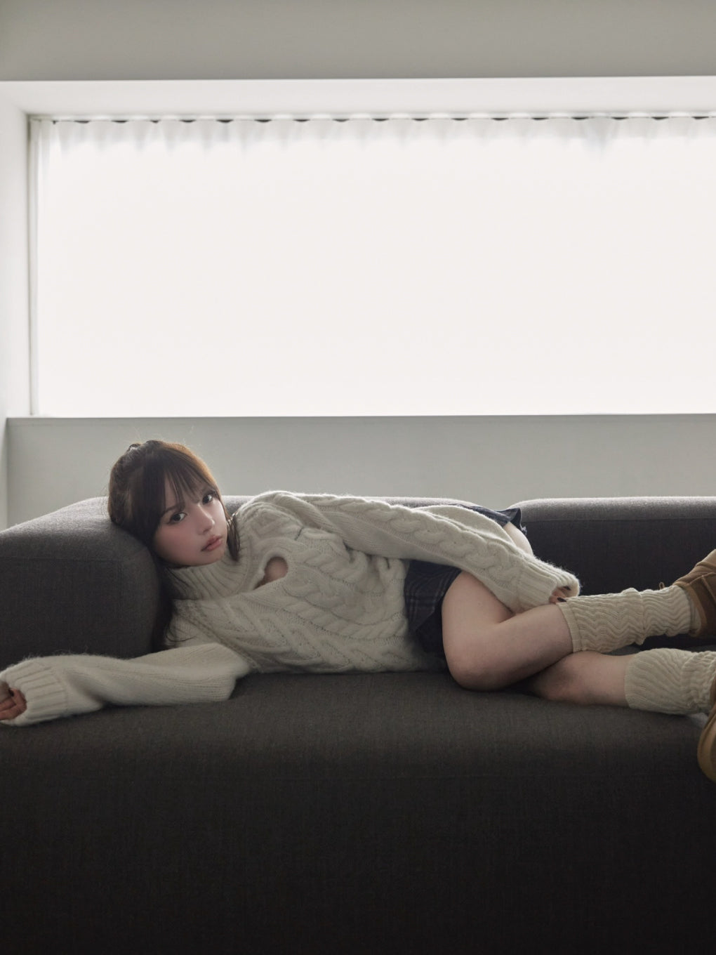 ANDMARY】Mary heart knit tops