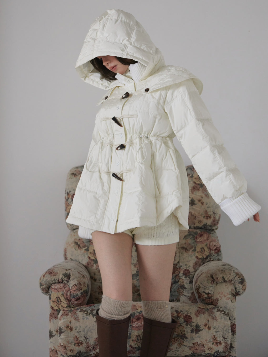 Mary quilting down jacket
