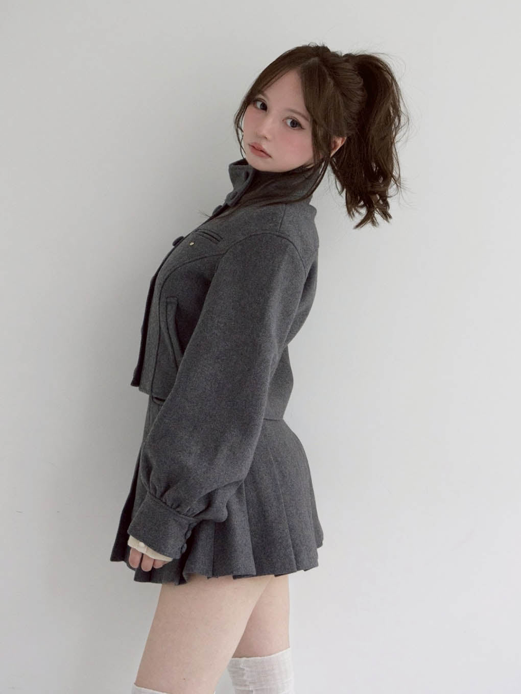 ジャケット・アウター andmary Zoey stand neck jacket Zoey stand neck jacket
