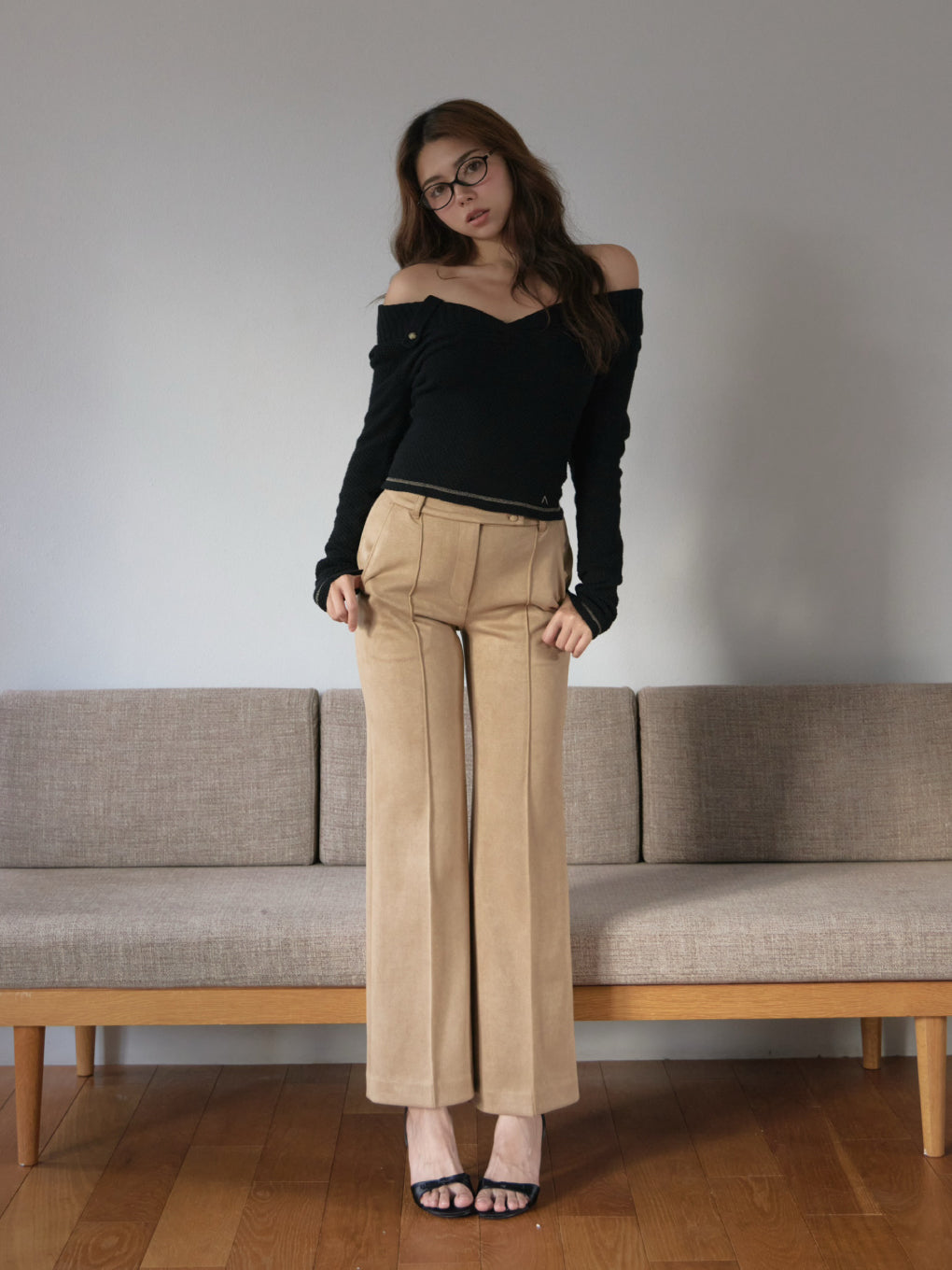 Leni cachecoeur knit tops