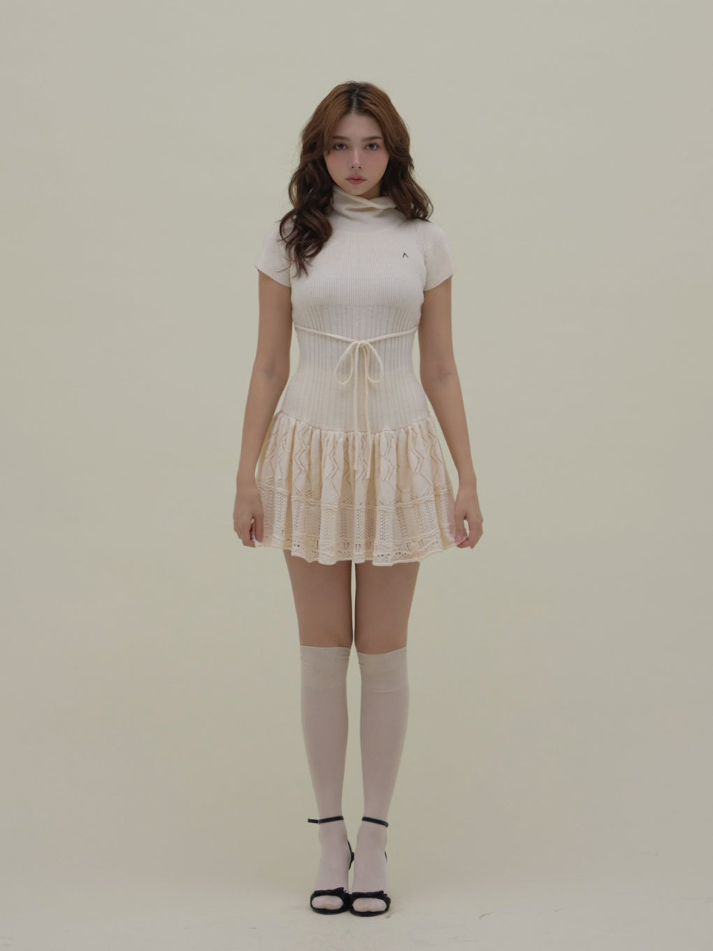 ANDMARY】Aletta frill mini dress