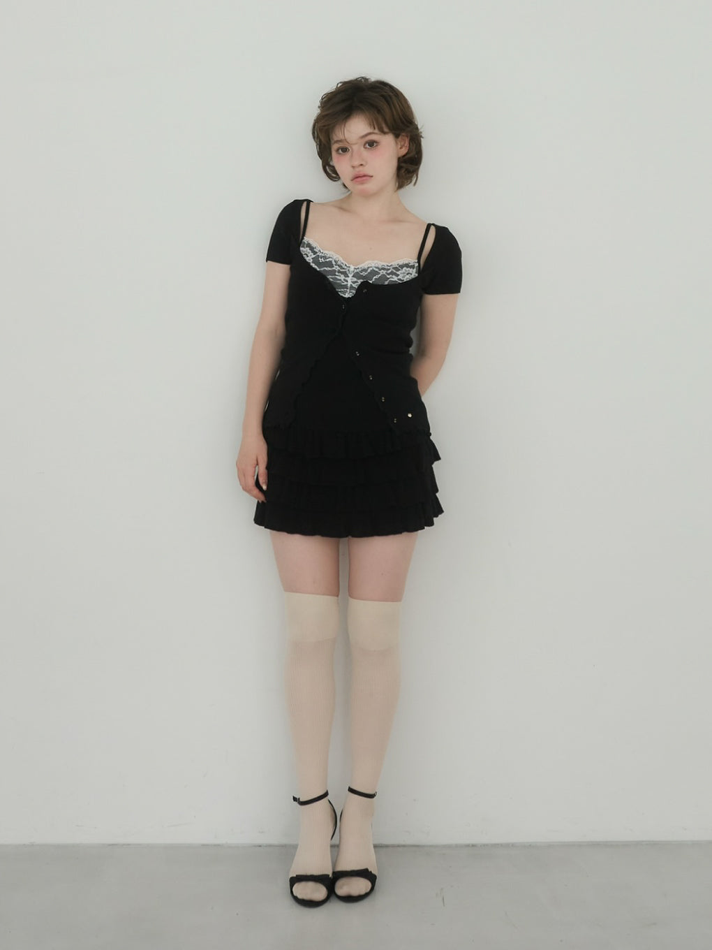 Wendy lace knit set up
