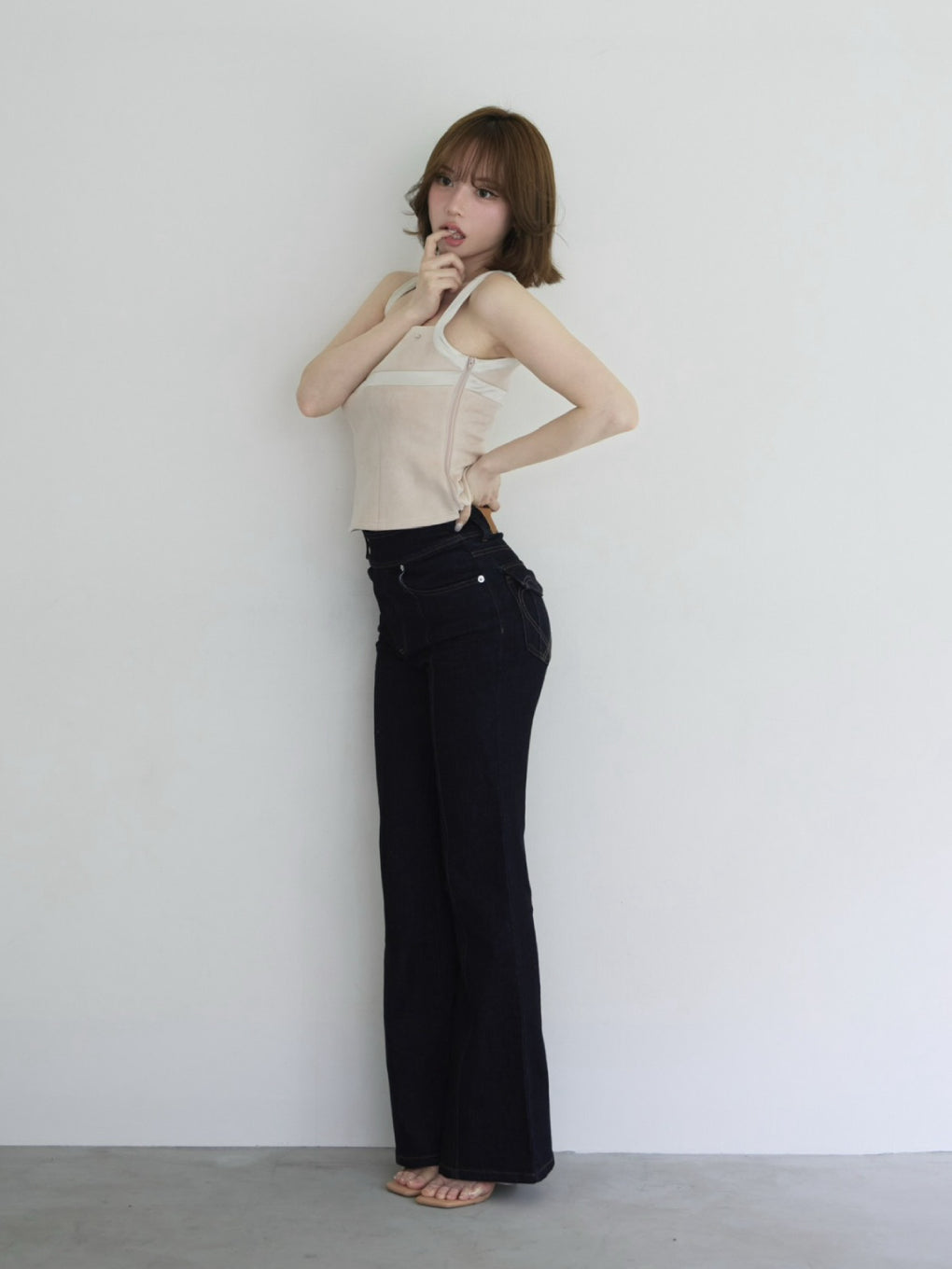 Tina satin tops