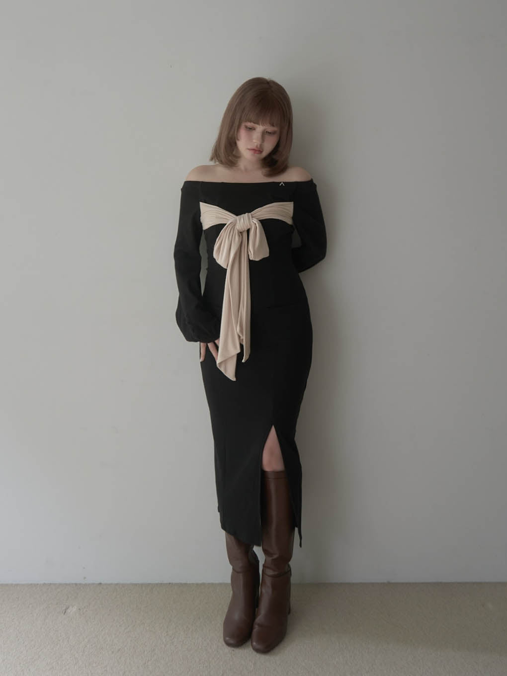 Ella ribbon dress
