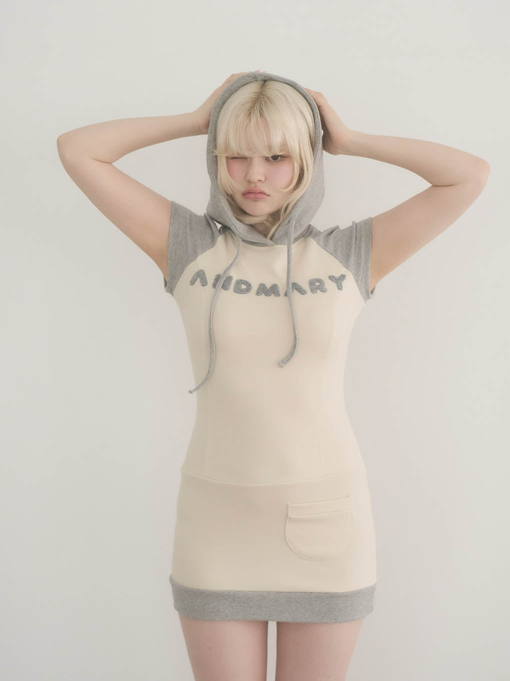 本日発送 andmary Mary logo mini dress ANDMARY】Mary logo mini dress