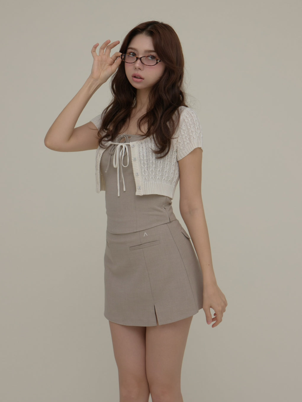 AND MARY セットアップ ANDMARY】Robin pleats set up