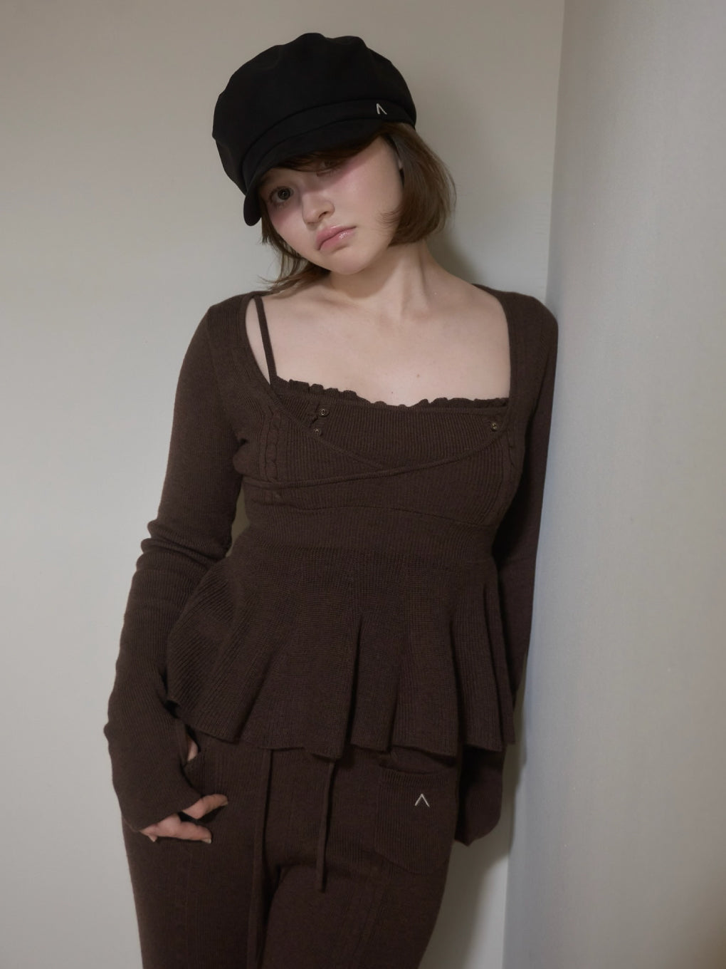 Lona peplum pants set up