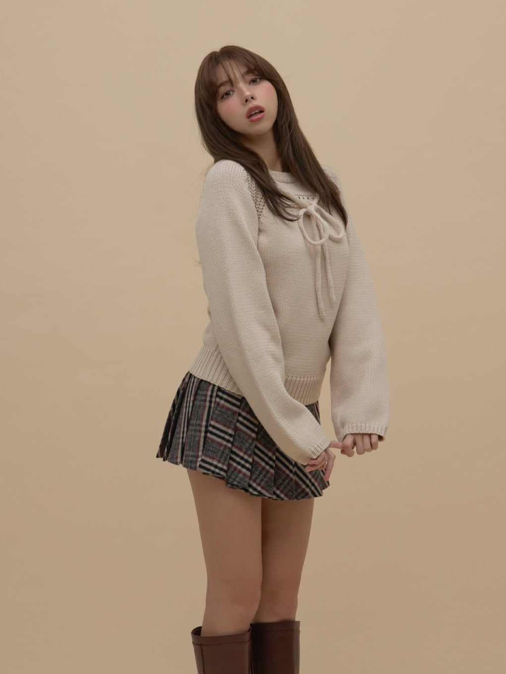 ANDMARY ニットトップス ANDMARY】Casey knit tops