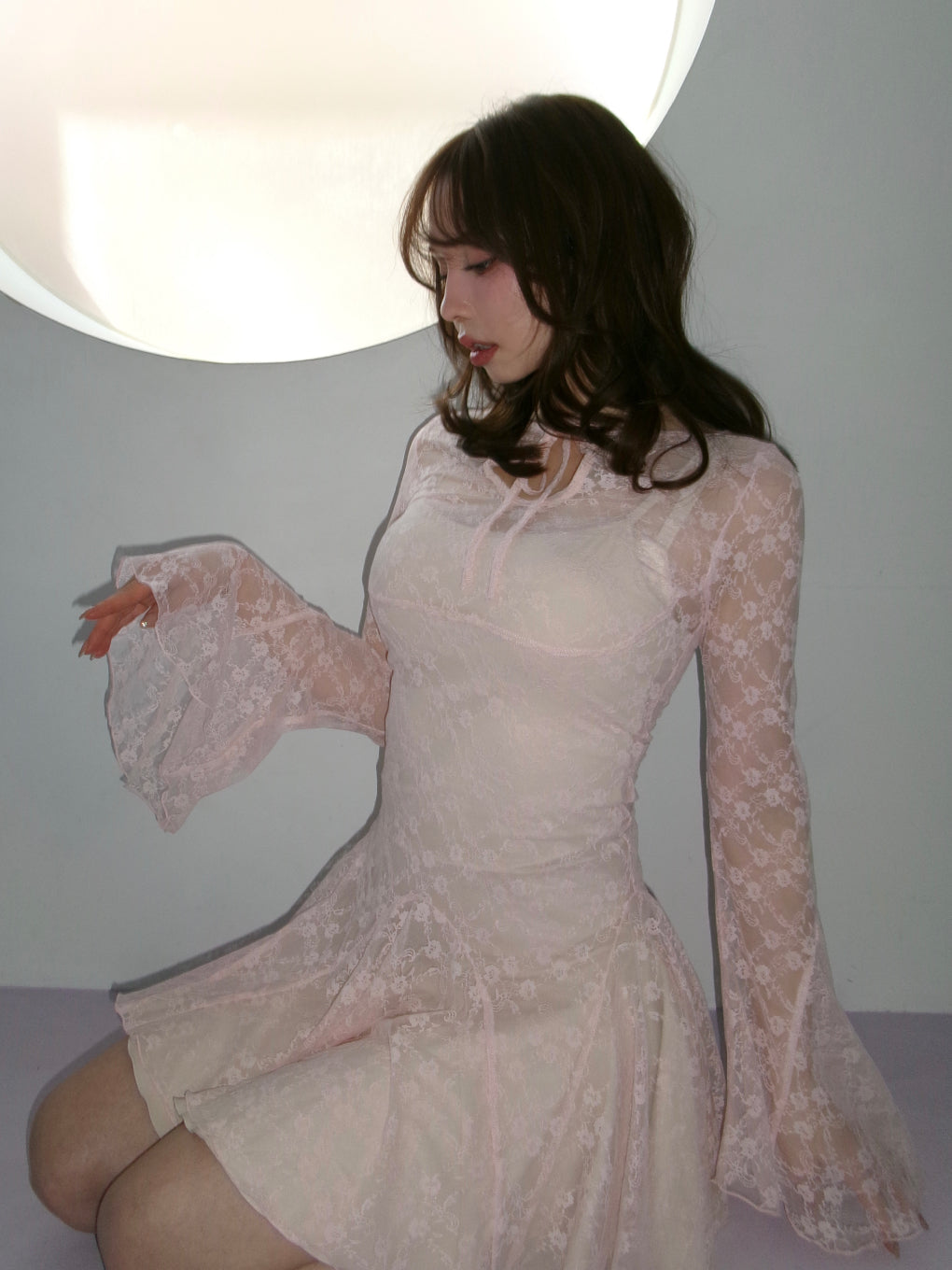 ANDMARY】Cereza lace mini dress