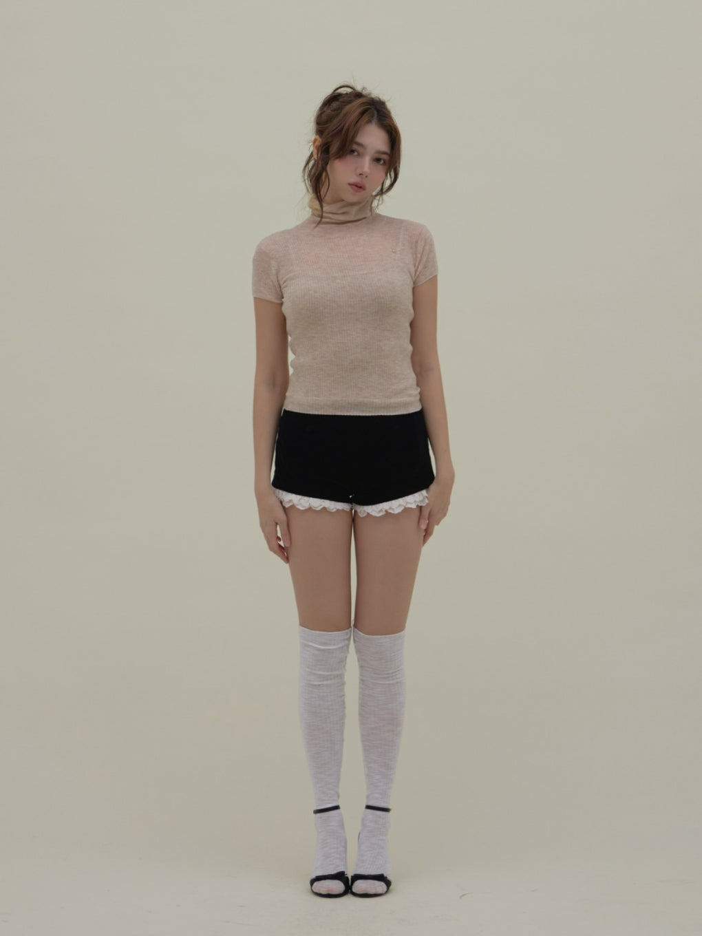 【新品タグ付】ANDMARY Baby knit babushka アンドマリー ANDMARY】Baby knit babushka