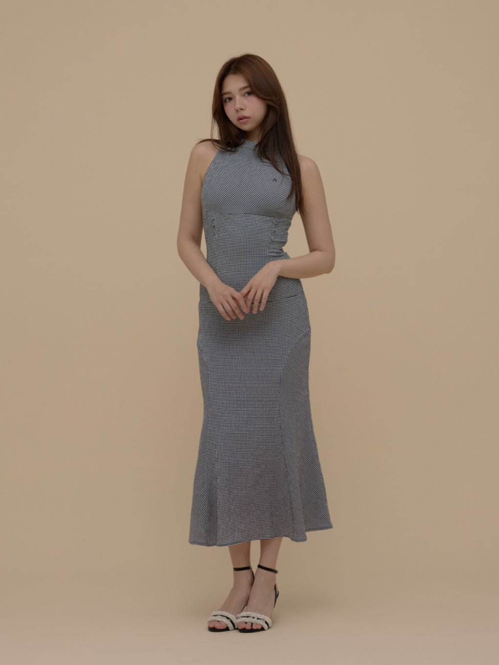ANDMARY】Daisy gingham long dress