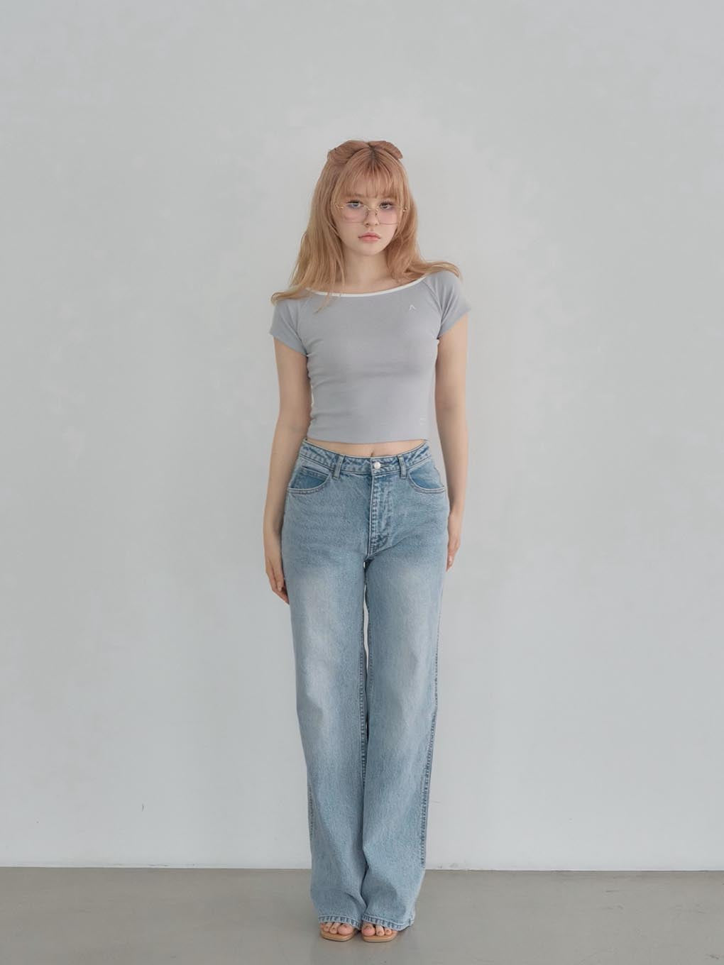 Ribbon hip denim