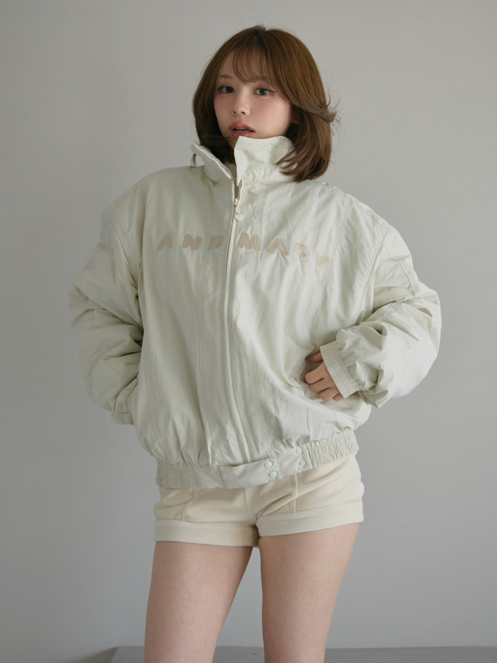 Mary logo bomber jacket
