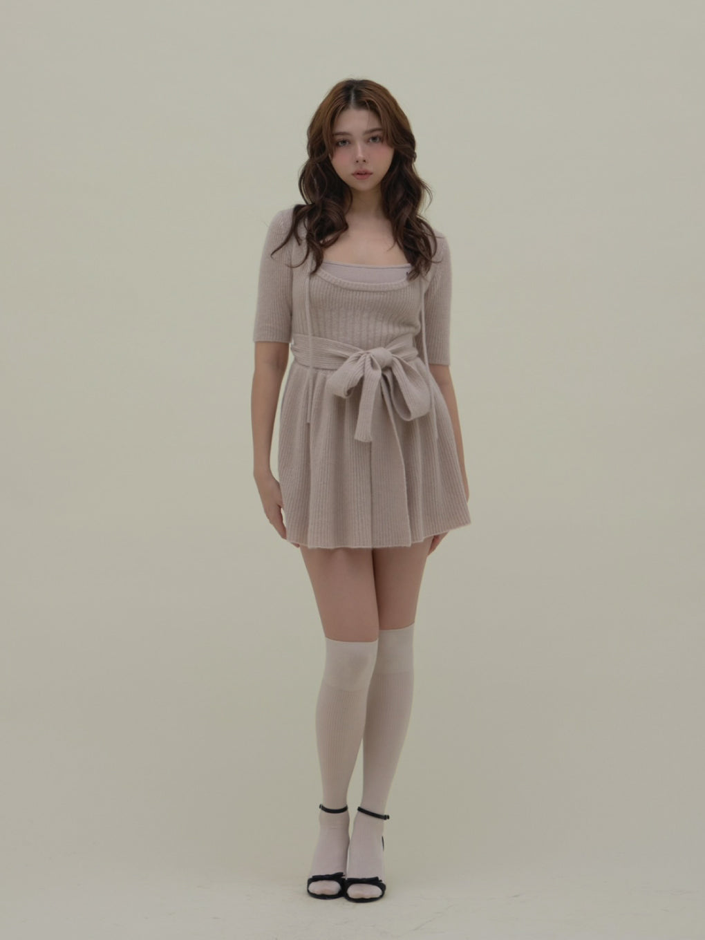 ANDMARY】Amber pants knit set up