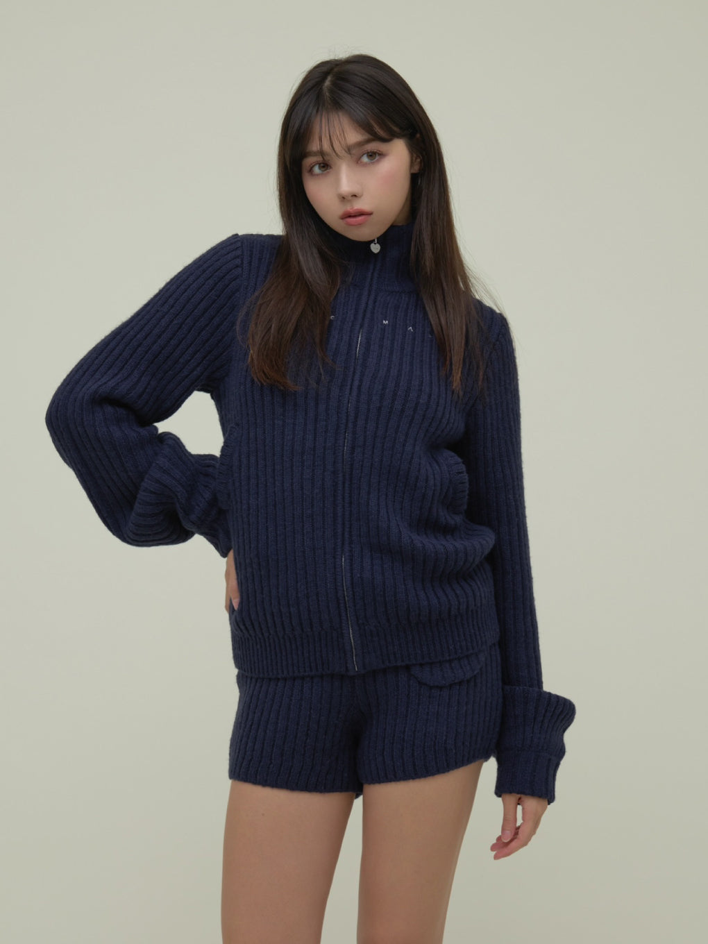 ANDMARY】Mary logo knit set up