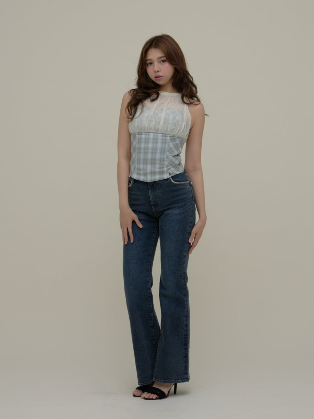 Ami check tops