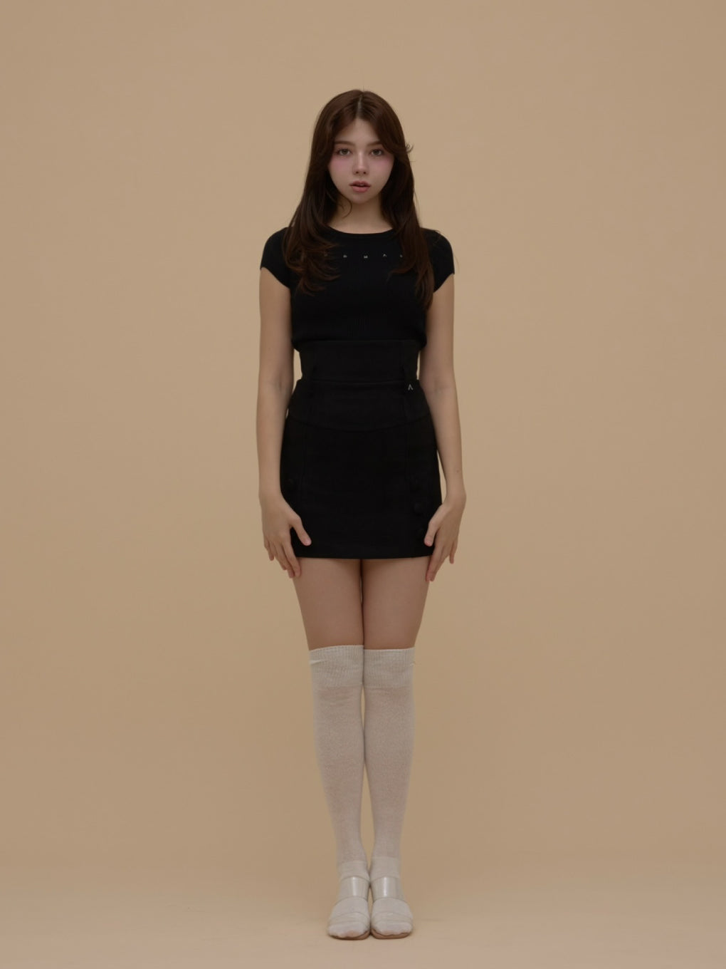 ANDMARY】Mary logo silk tops
