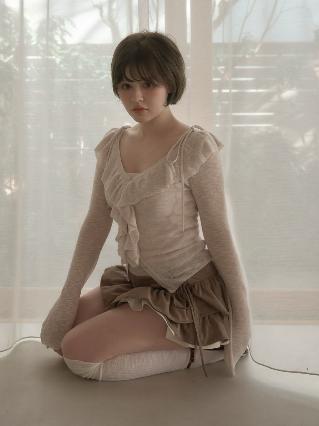 ANDMARY】Fiona ruffle tops