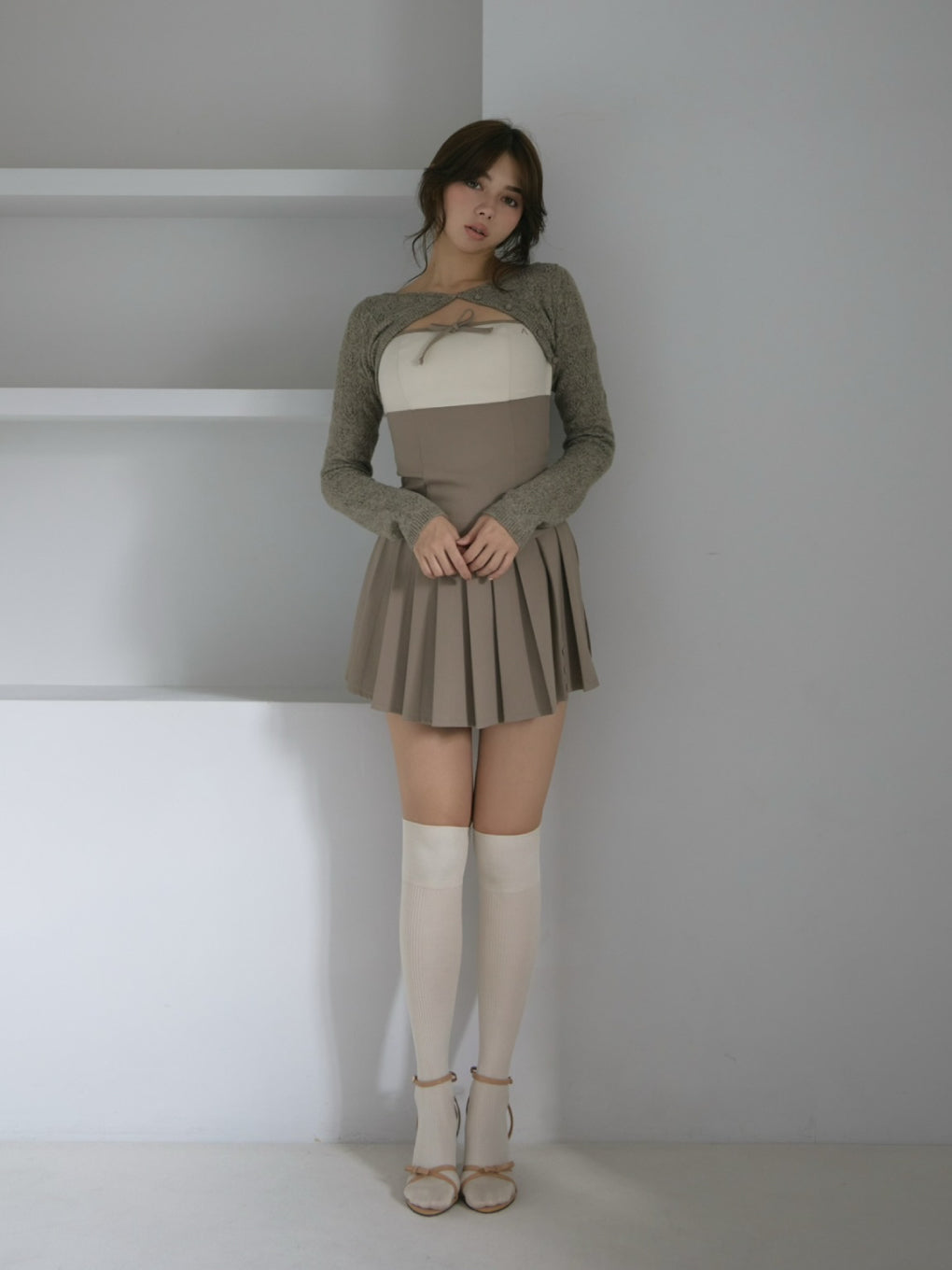 ANDMARY】Flora pleats set up