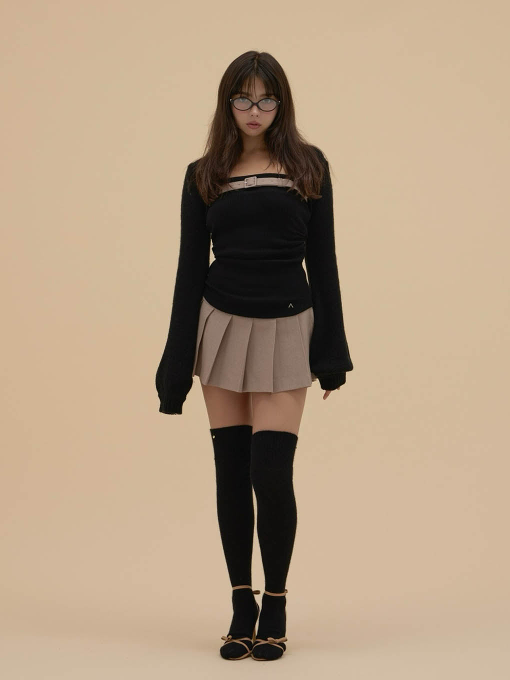 Heidi belt pleats set up