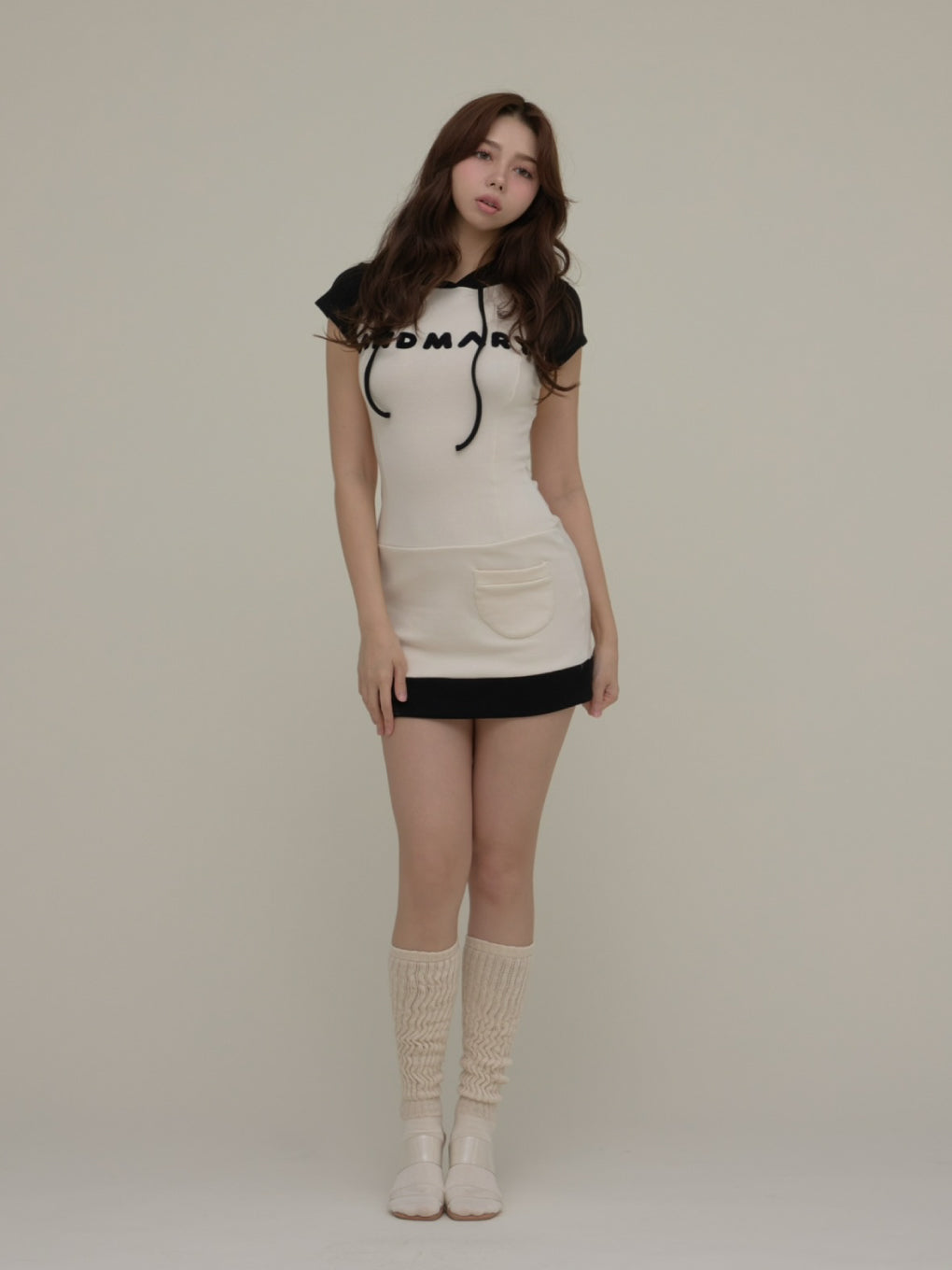 ANDMARY】Mary logo mini dress