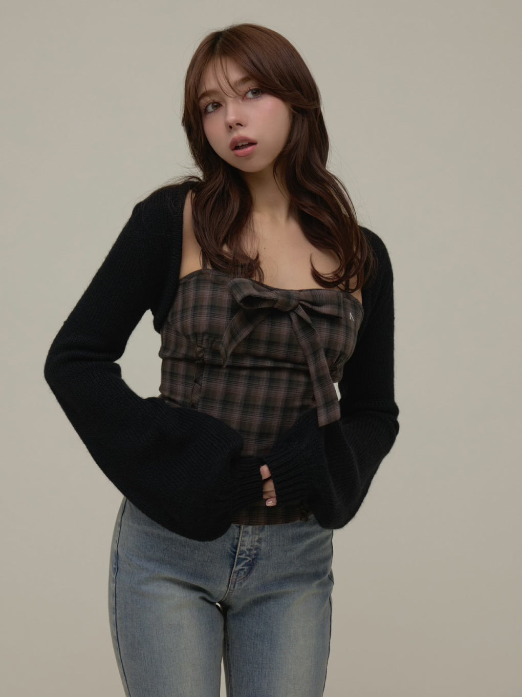 Tyla ribbon set tops