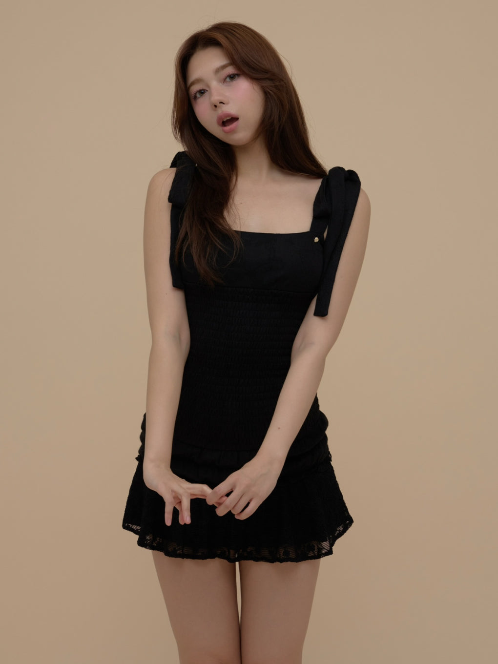 ANDMARY】Ameria lace mini dress