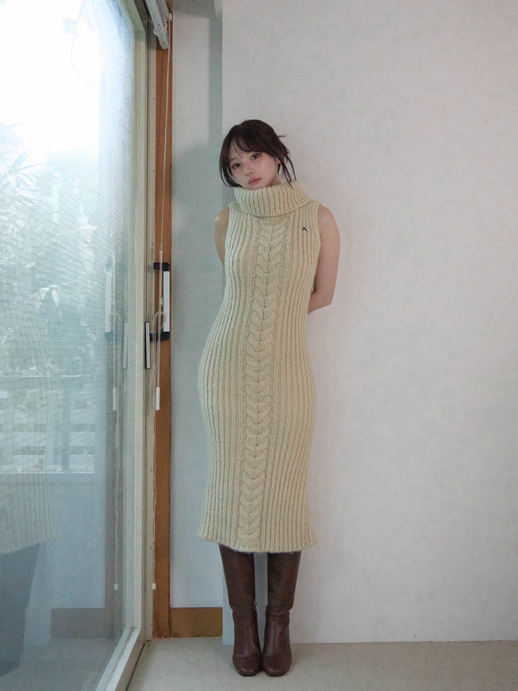 Jose knit cardigan set dress