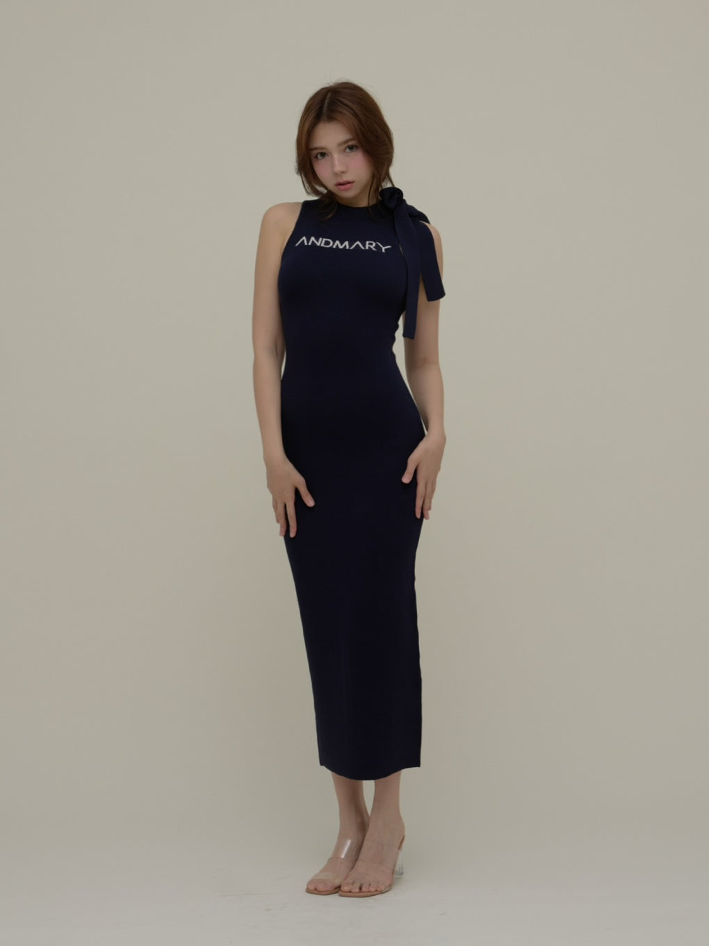 Mary logo long dress