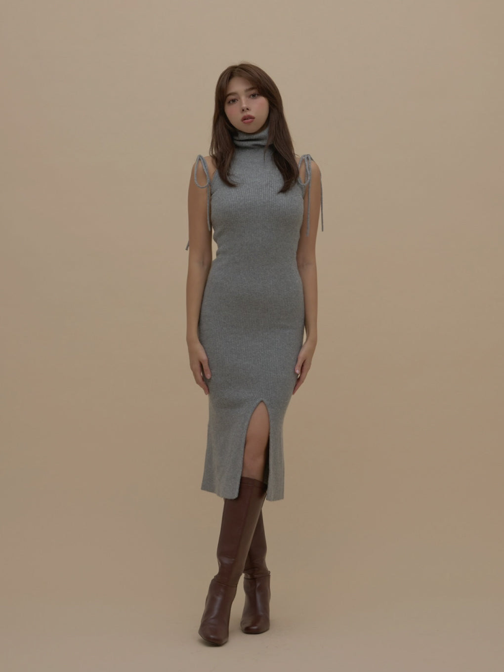 ANDMARY】Nana cable knit set dress