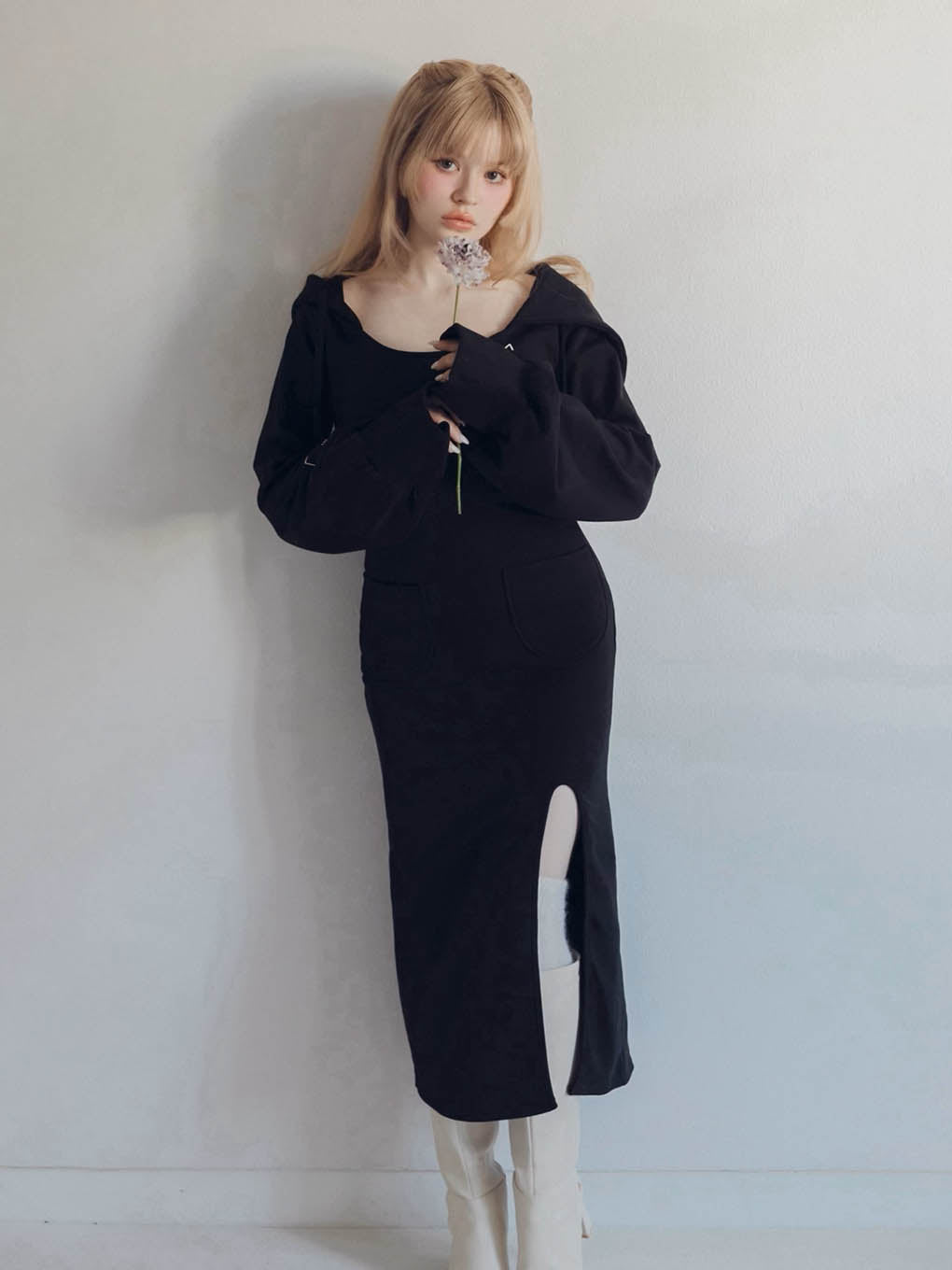 ANDMARY】Nora slit dress