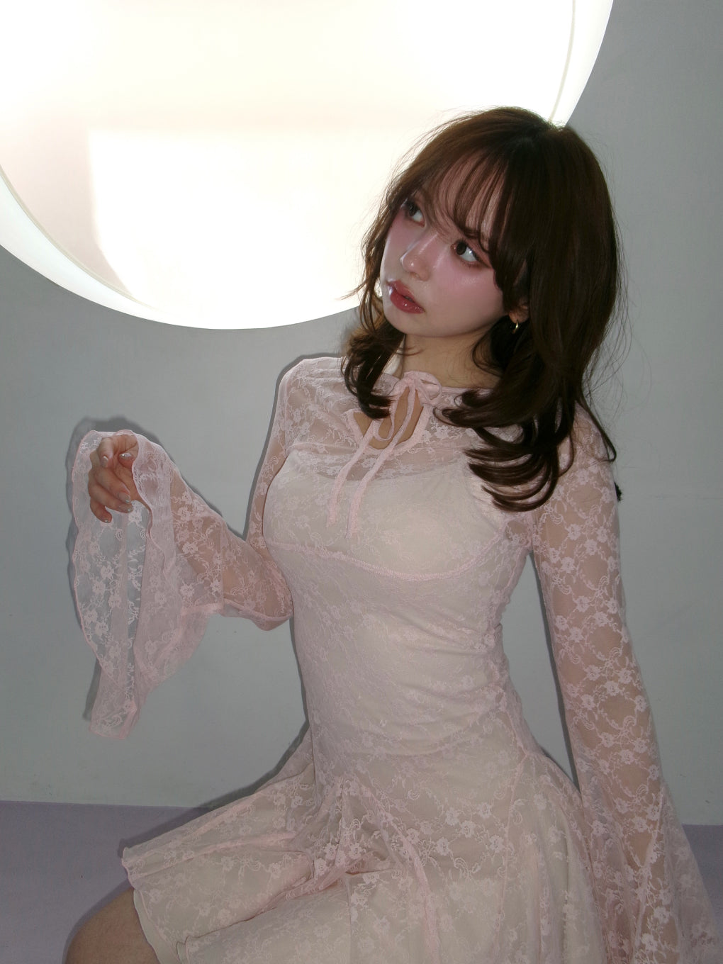 Cereza lace mini dress