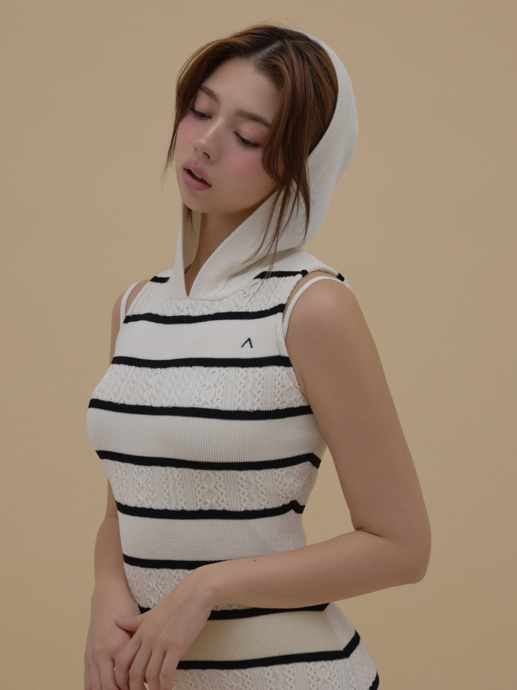 ルームウェア・パジャマ andmary Connie long dress pink beige ANDMARY】Connie long dress