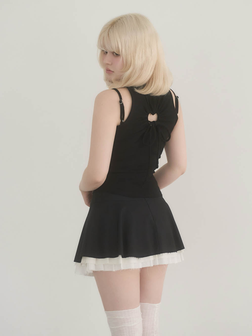 Chuchu flare mini skirt