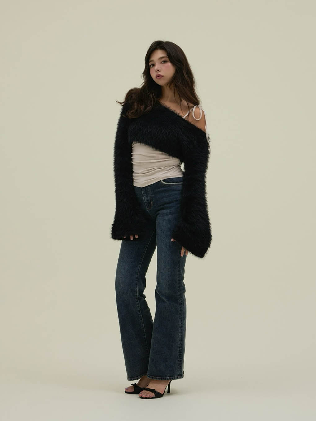 Aniya fluffy knit set