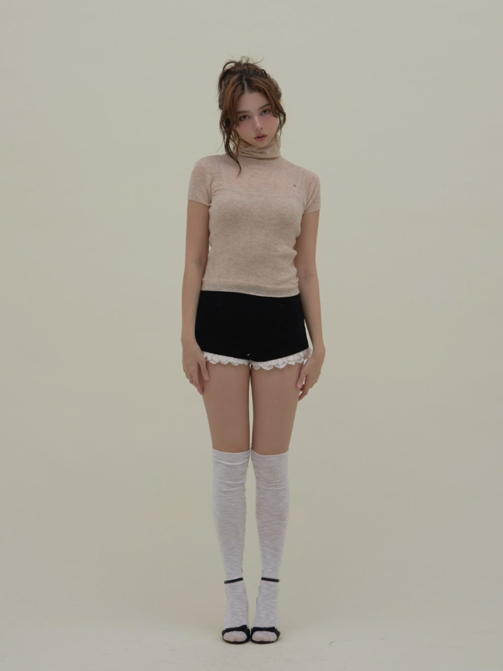 トップス andmary bebe knit tops ANDMARY】Baby knit set tops