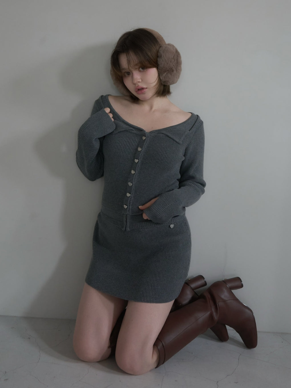 Heart button layered set up