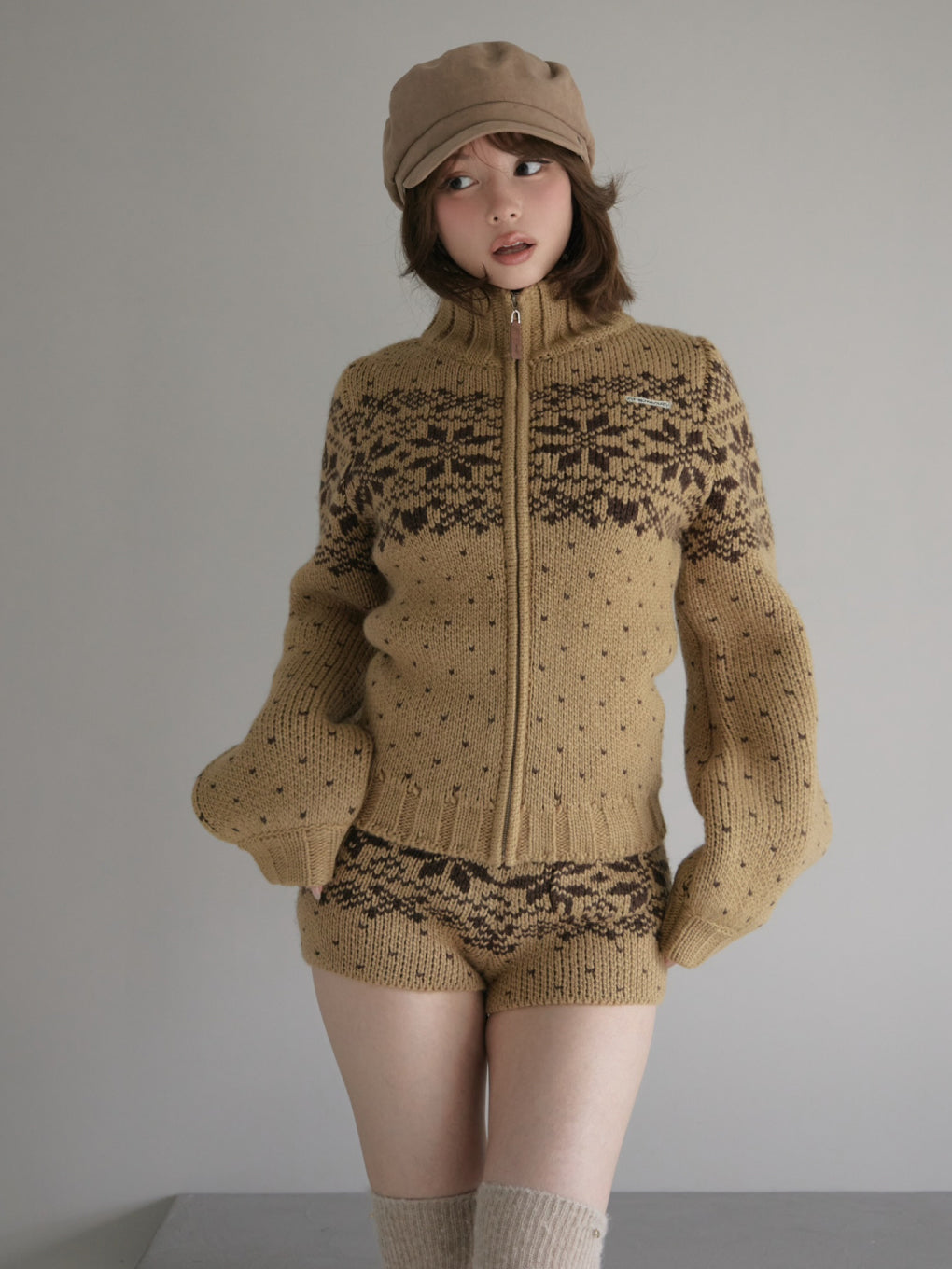 Snow drop knit set up