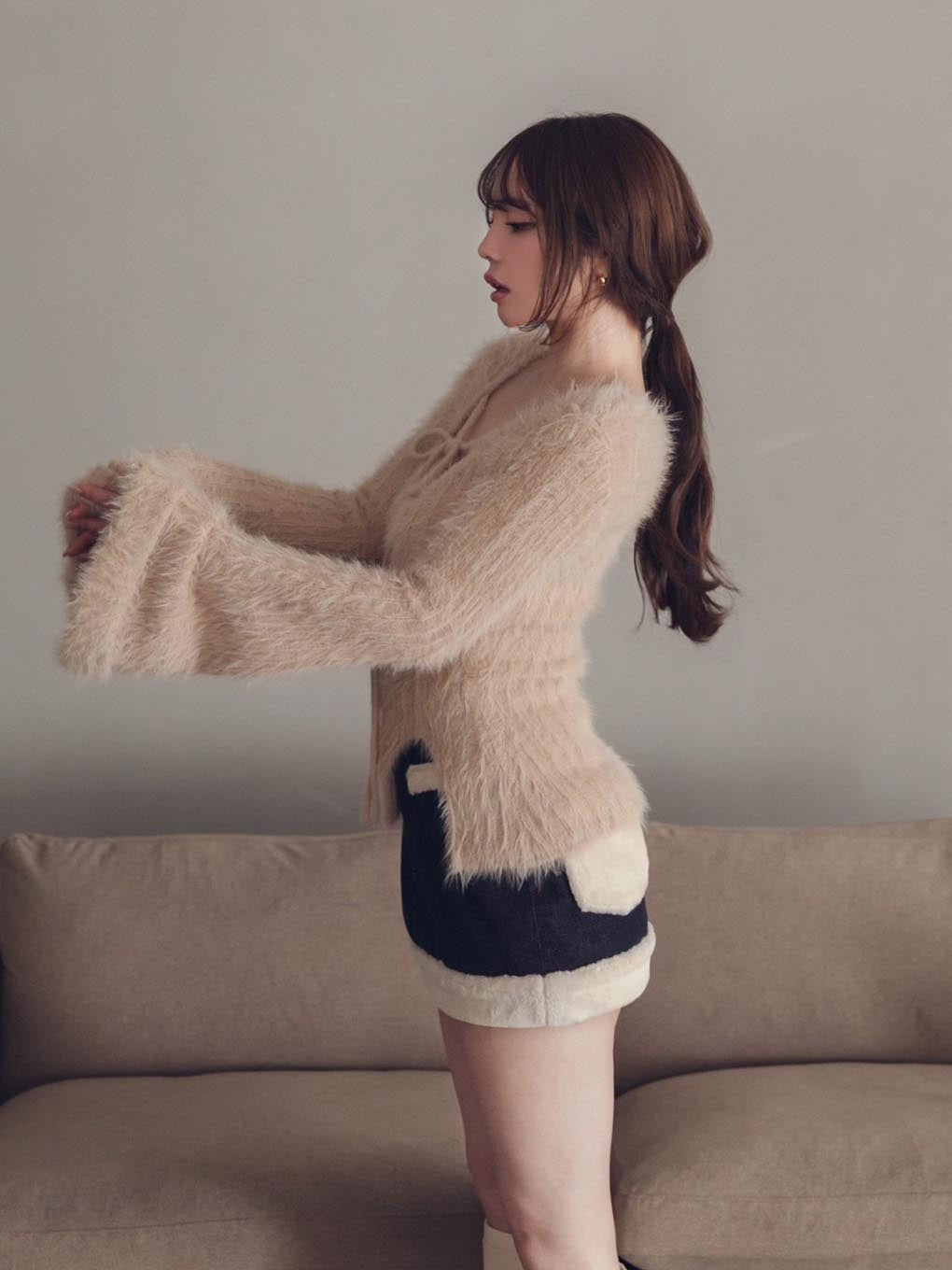 andMary アンドマリー Abbie fur tops