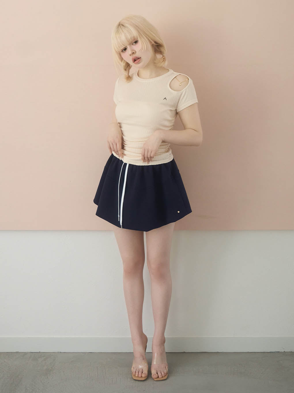 Murphy flare mini skirt