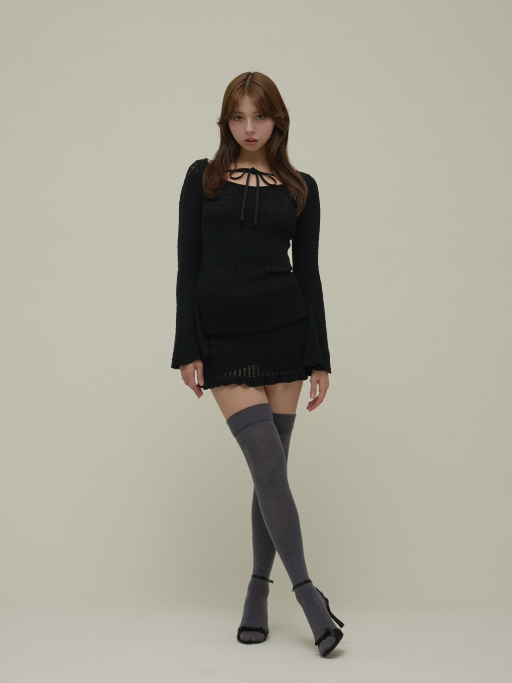 andmary ライクアフローラ トップス スカート セット ANDMARY】Flora set up
