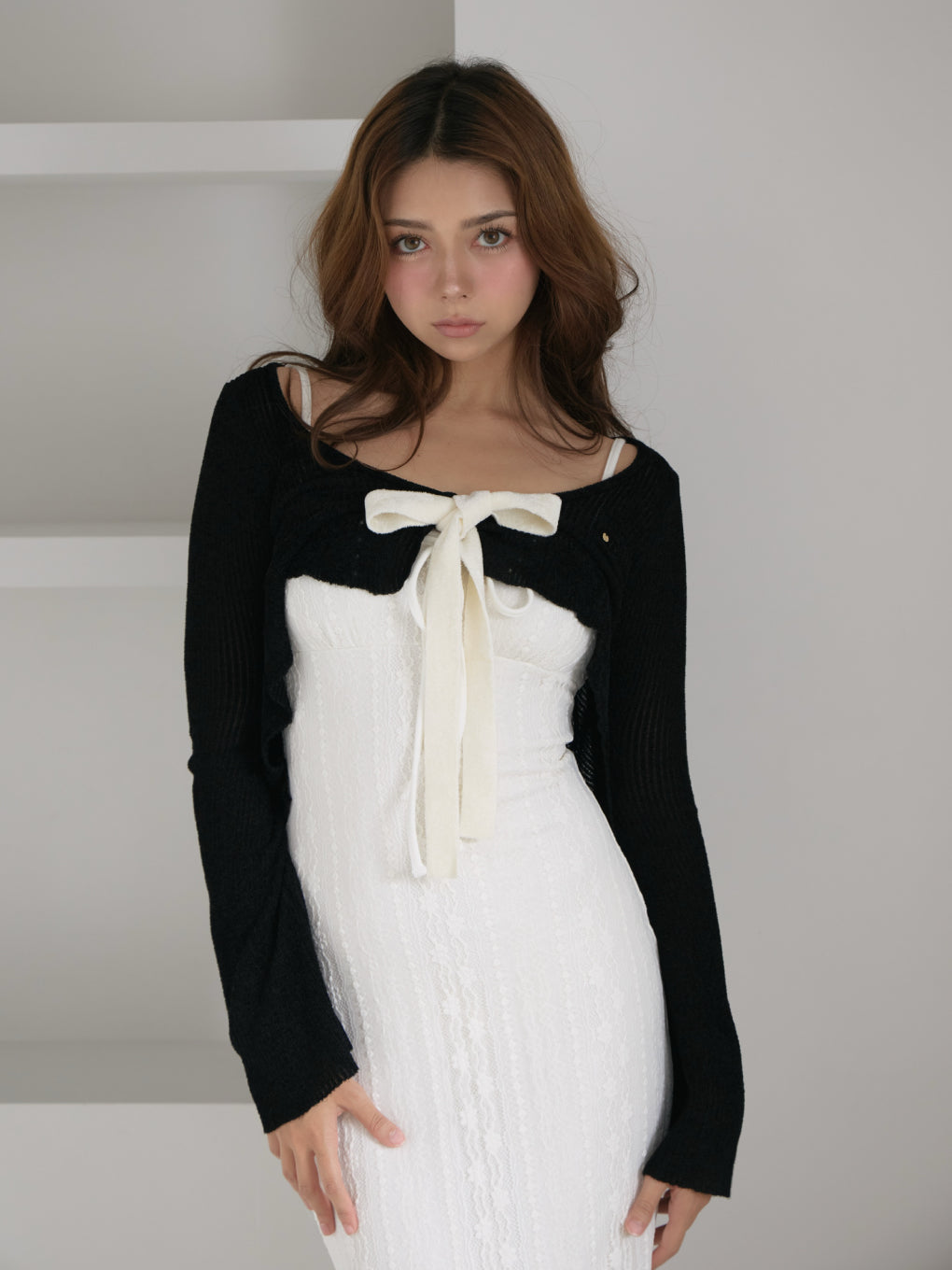 Aria flower set long dress